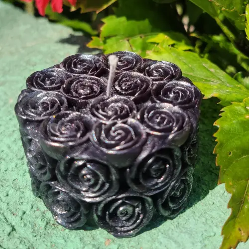 Vela Cilíndrica "Bouquet de Rosas"'s photo #1