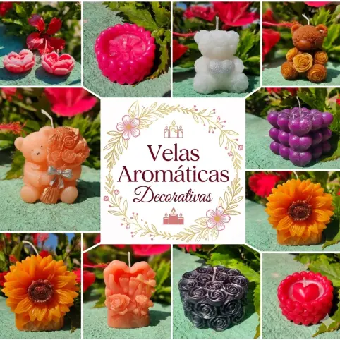 Imagen de Velas Aromáticas Decorativas 