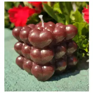 Vela de Corazones Cuadrada miniatura 1