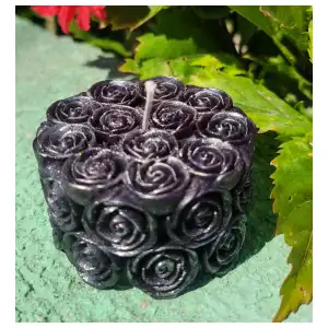 Vela Cilíndrica "Bouquet de Rosas" miniatura 2